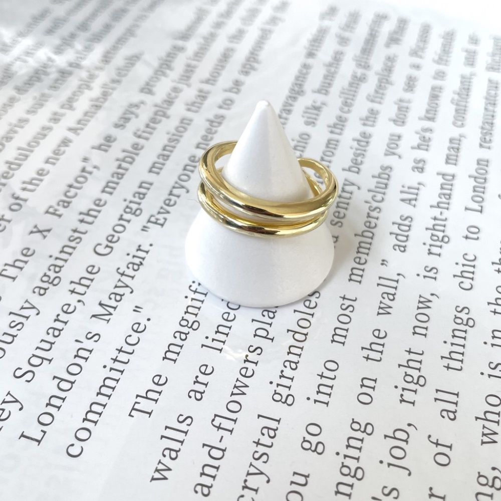 18K Gold Plated Adjustable ring